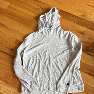 Pink brand grey hoodie size large